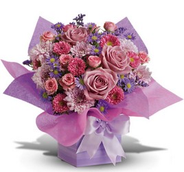 Perfectly Purple Present from Swindler and Sons Florists in Wilmington, OH